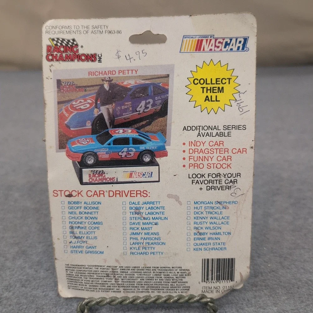 Racing Champions NASCAR Stock Car Todd Bodine 34 Diecast 1995 - Picture 2 of 2
